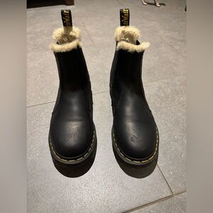 Dr. Martens faux fur-lined Chelsea Boots